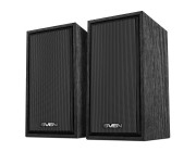 SVEN SPS-509 Black, 2.0 / 2x3W RMS, USB or 5V DC power supply, volume control, wooden, 1.57-, Black